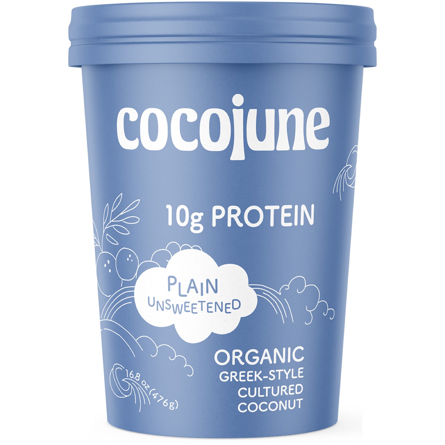 Cocojune Organic Protein Yogurt, Plain Unsweetened